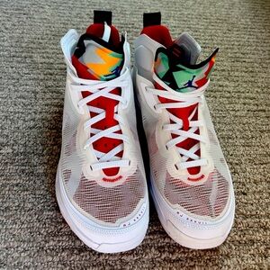 Nike Air Jordan XXXVII 37 Hare White Red Black Multicolor DD6958-160 Men 10